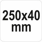 Dildė / oblius gipso kartonui 250 mm (YT-61680)